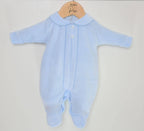 Classic Velour Baby Sleepsuit