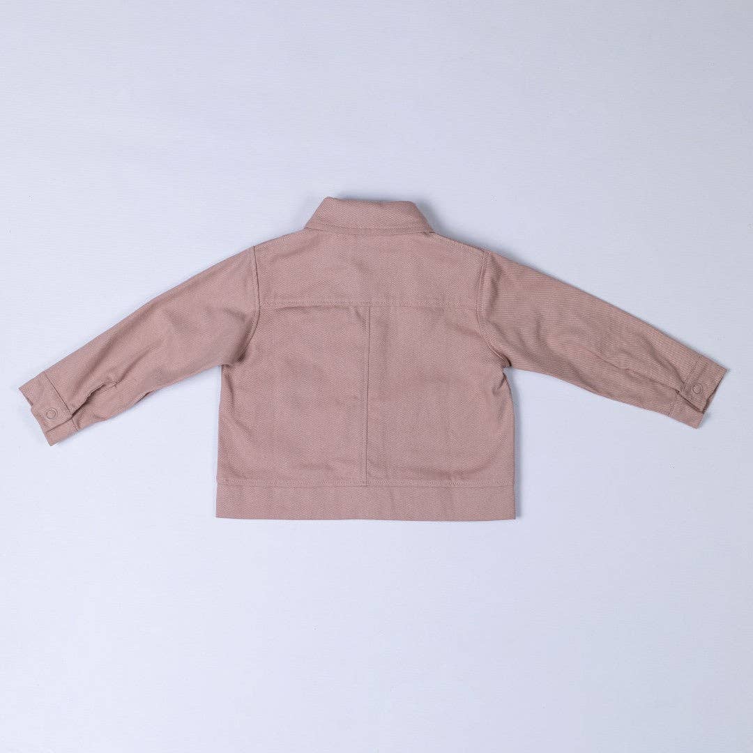 Bundle DUSTY PINK Organic Cotton Shacket & Shorts