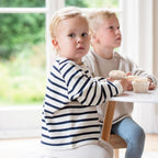 Cotton Sweatshirt - Breton Stripe