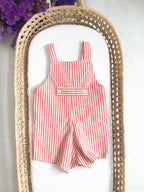 Red Striped Dungaree