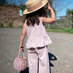 Girls Summer Set - Dusky Pink: Dusky Pink