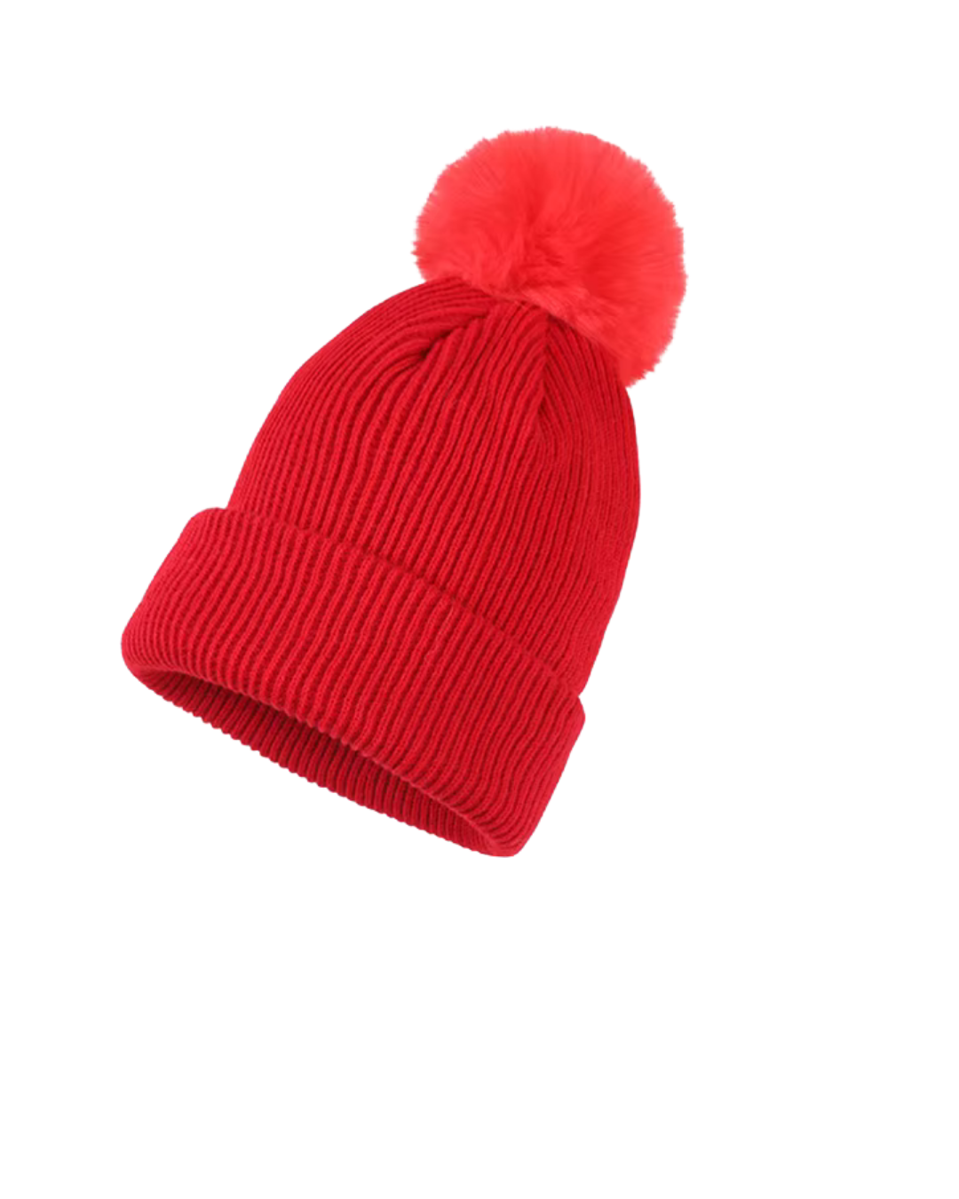 Knitted Autumn/ Winter Hat Red