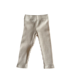 Ribbed Leggings - Cream