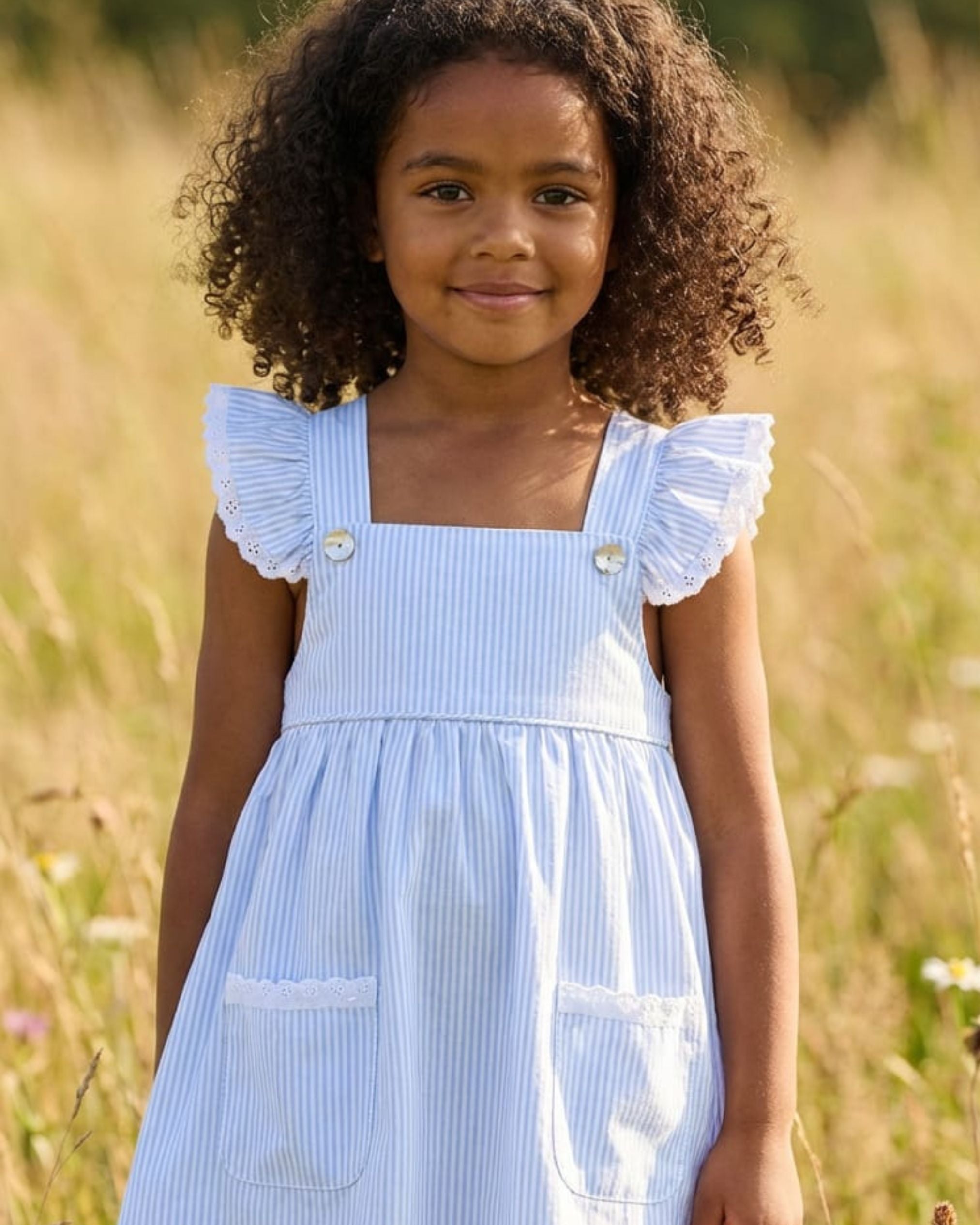 Tilly Blue Striped Sundress