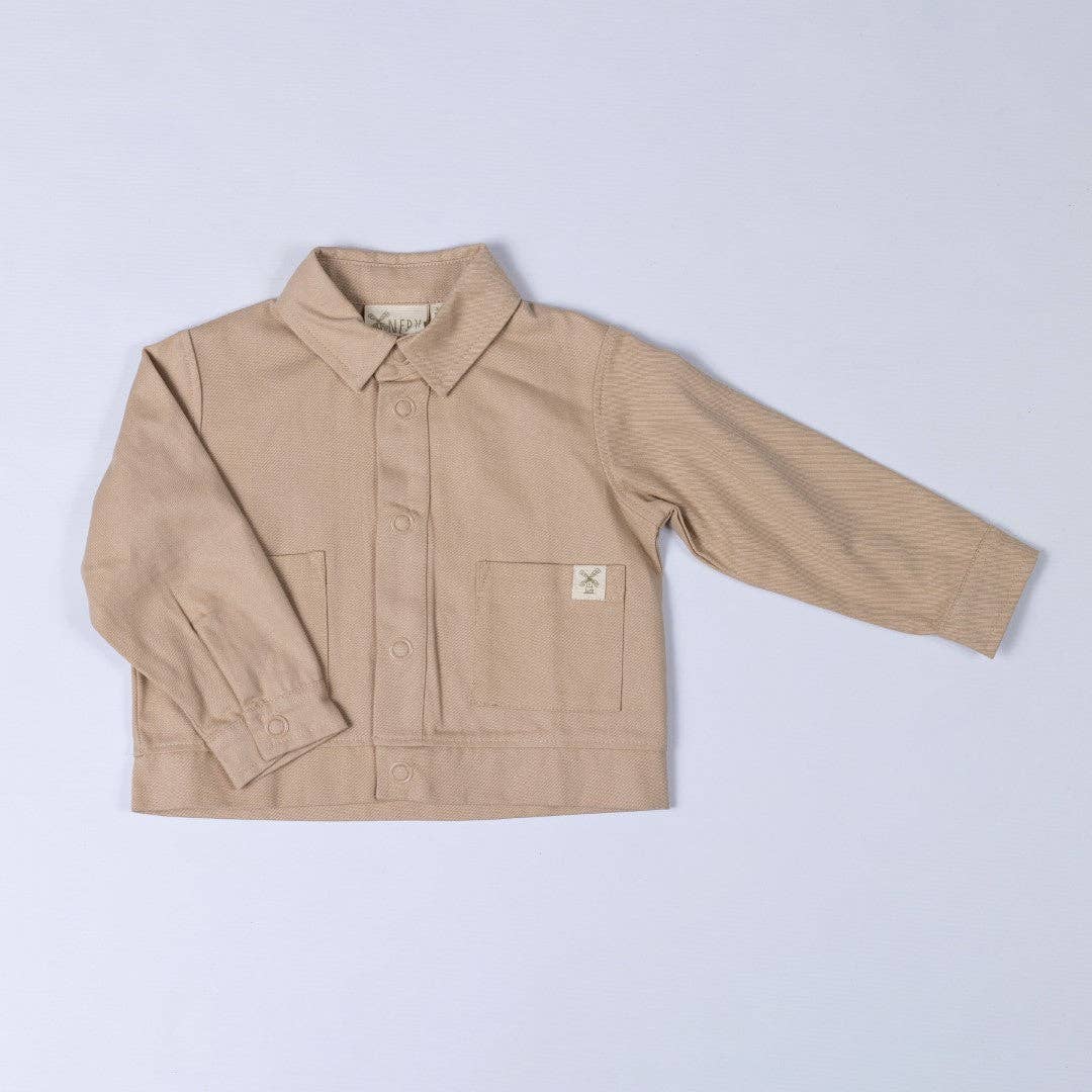 Bundle Organic Cotton Oat Shacket & Shorts