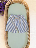 Blue Stripe Shorts