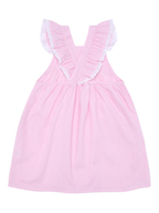 Tilly Pink Striped Sundress / Pinafore: