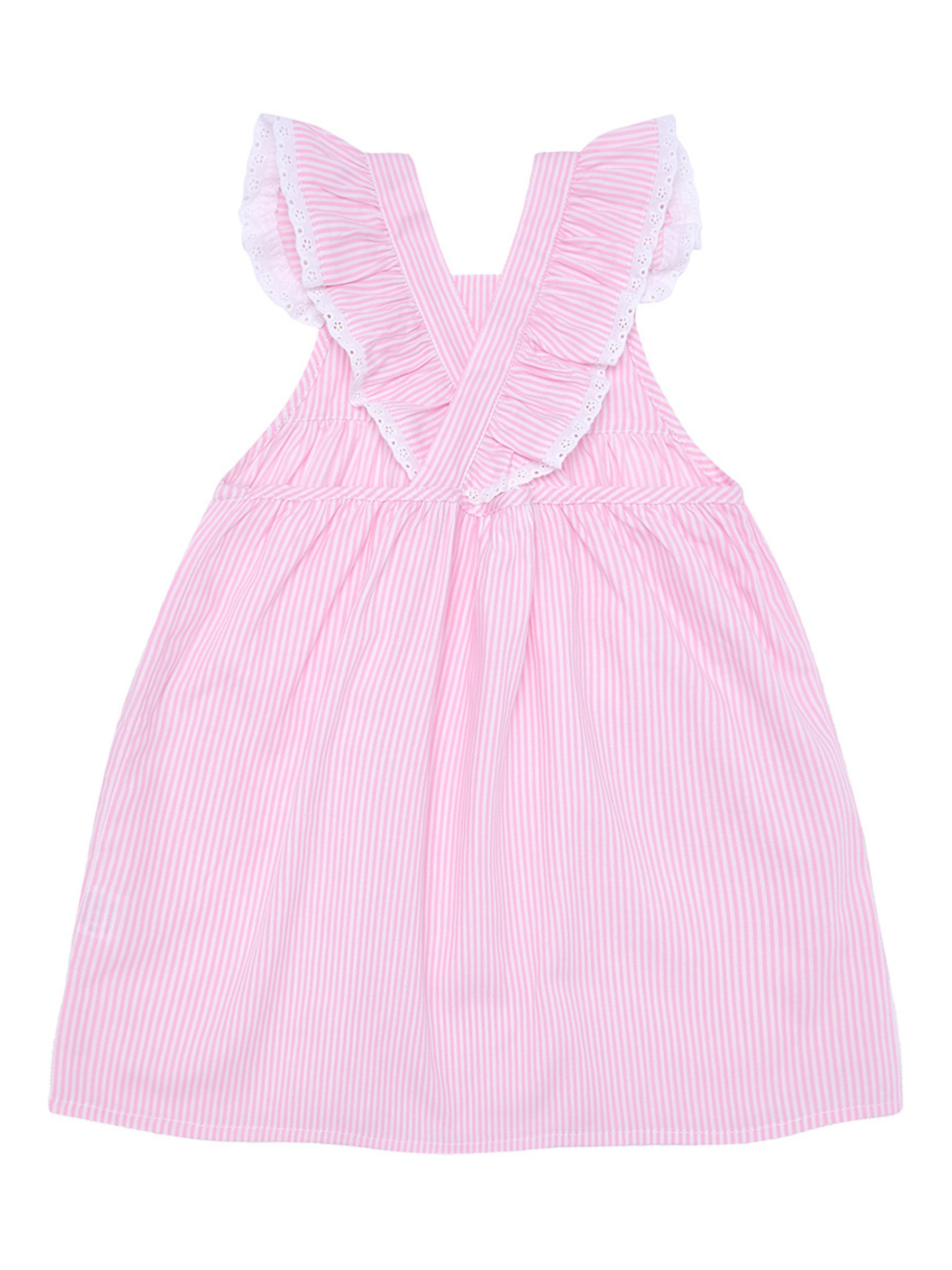 Tilly Pink Striped Sundress or Pinafore:
