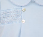 Smocked Cotton Romper Suit