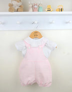 Emelie Dungaree Outfit Pink