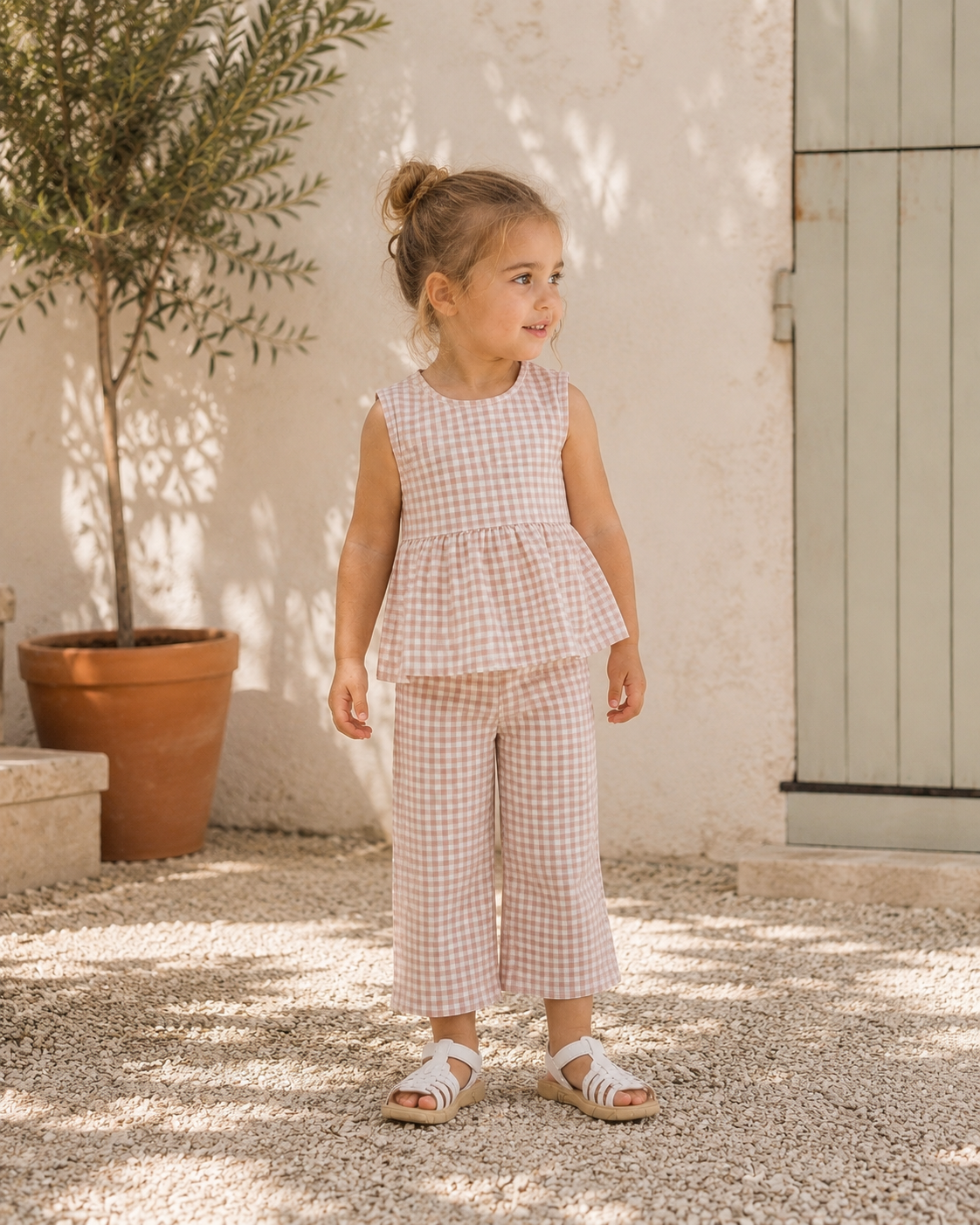 The Milk Silk Gingham Co-ord – Minnie and Moon