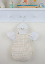 Gingham Suit Natural