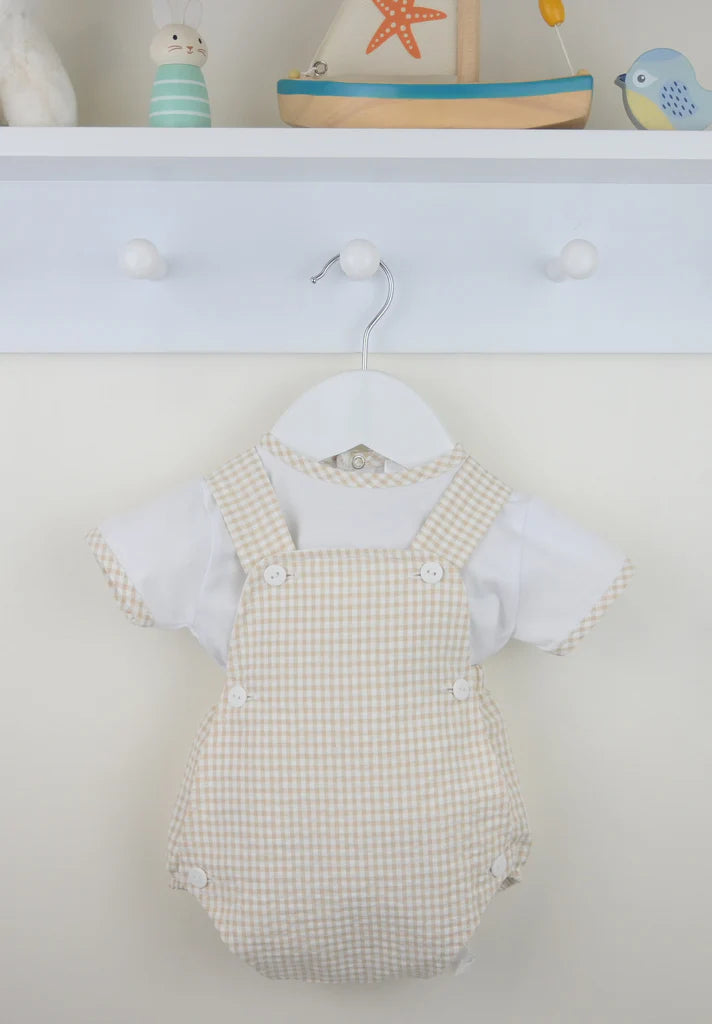 Gingham Suit Natural