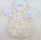 Gingham Suit Natural