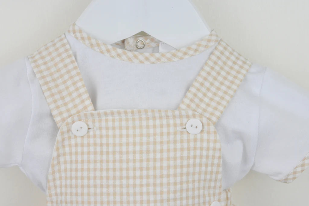 Gingham Suit Natural