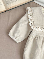 Ribbed Cotton Romper