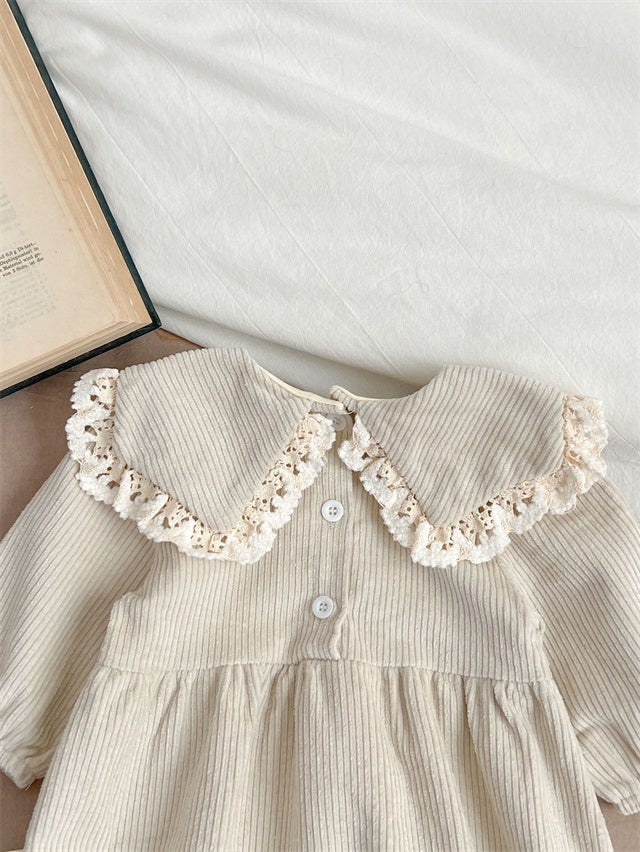 Ribbed Cotton Romper