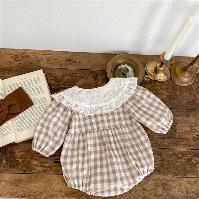 Gingham Cotton Romper