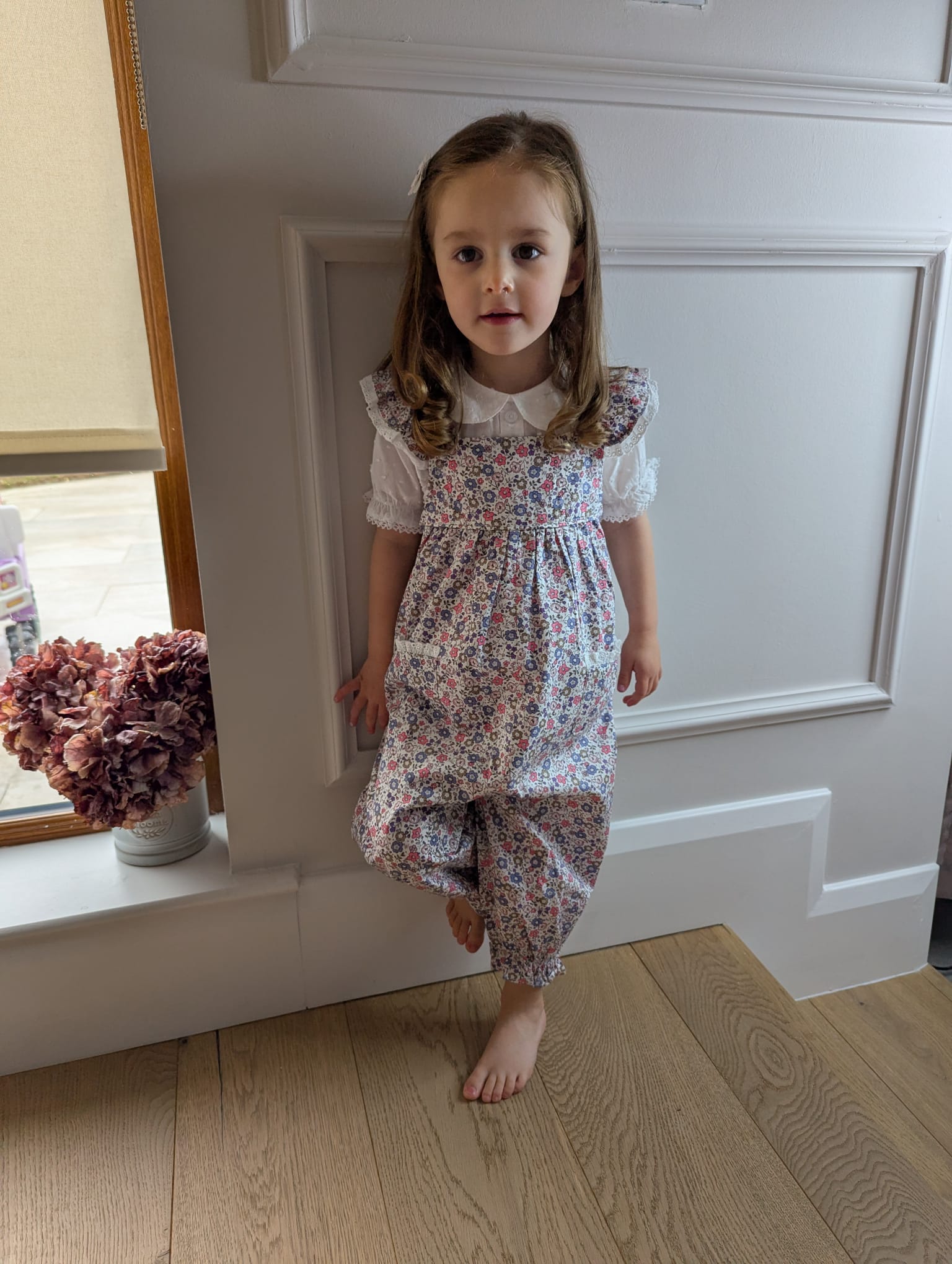 Milly Dungarees - Floral: