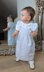Tilly Blue Striped Sundress or Pinafore