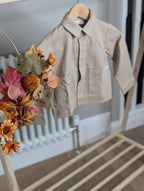 Bundle Organic Cotton Oat Shacket & Shorts