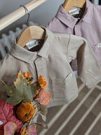 Bundle Organic Cotton Oat Shacket & Shorts