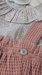 Ditsy Blouse & Skirt Set