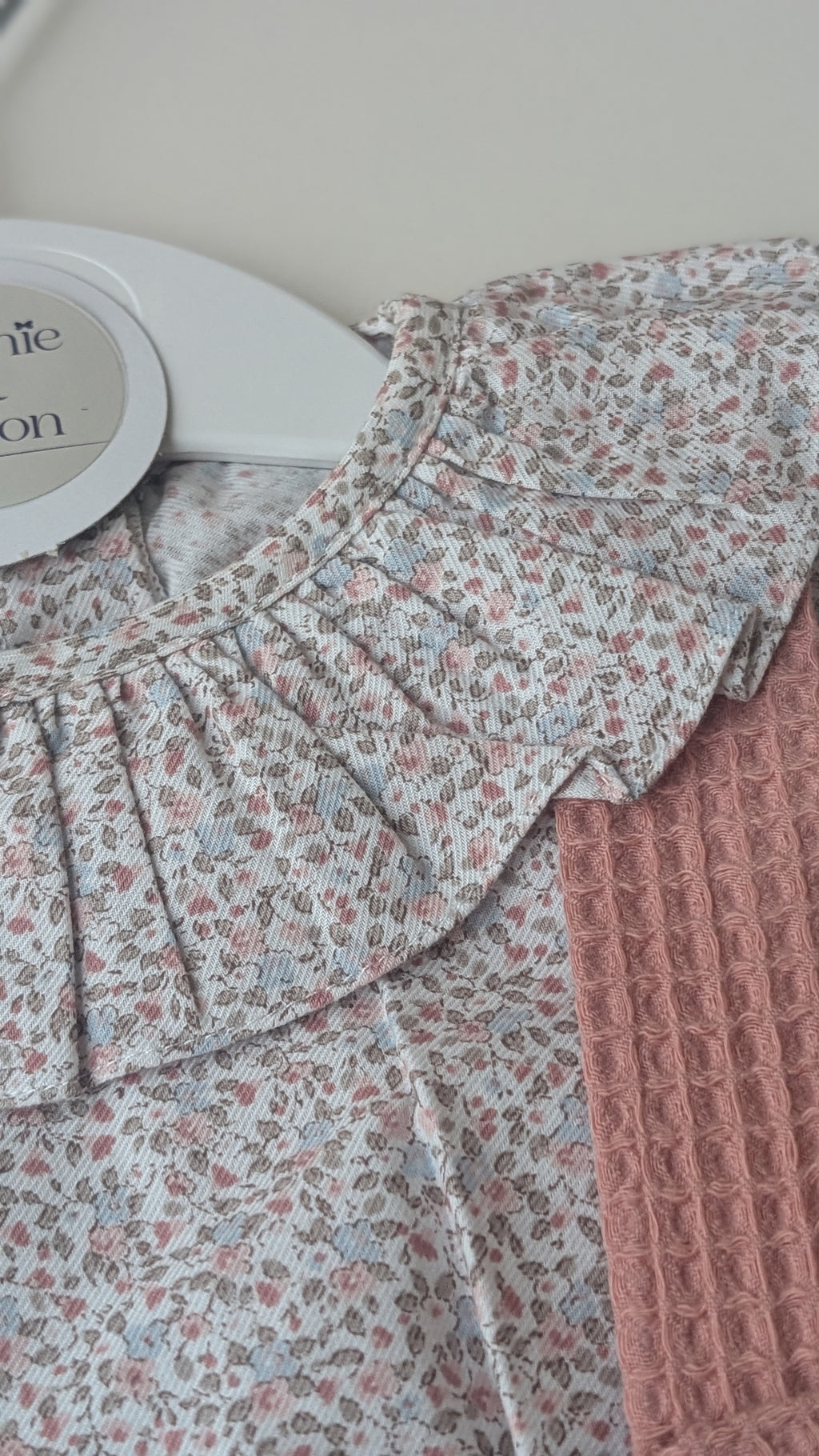 Ditsy Blouse & Skirt Set