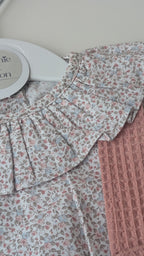 Ditsy Blouse & Skirt Set