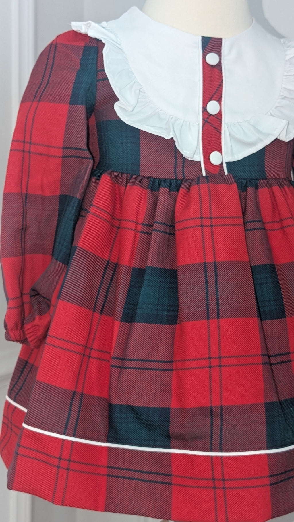 Baby Girl Plaid Tartan Dress