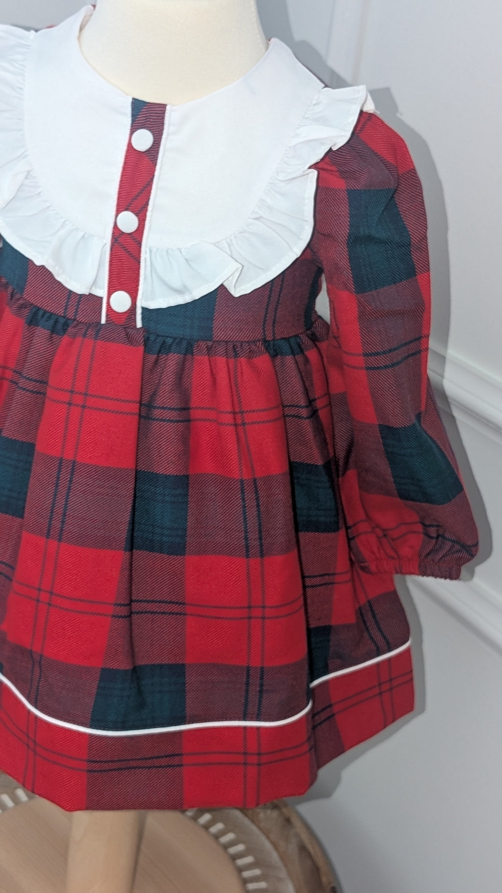 Baby Girl Plaid Tartan Dress