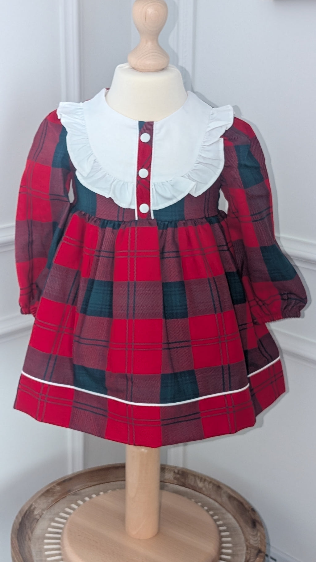Baby Girl Plaid Tartan Dress