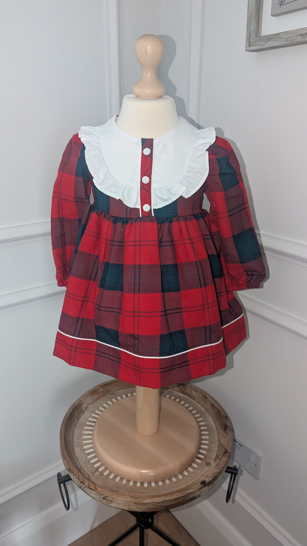 Baby Girl Plaid Tartan Dress