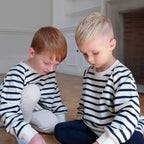 Cotton Sweatshirt - Breton Stripe