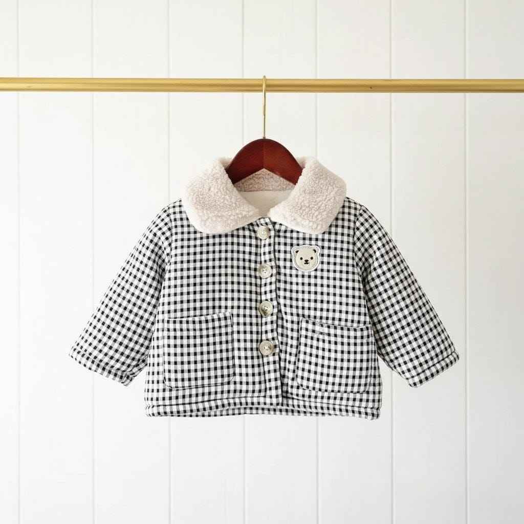 Gingham Cozy Cotton Coat