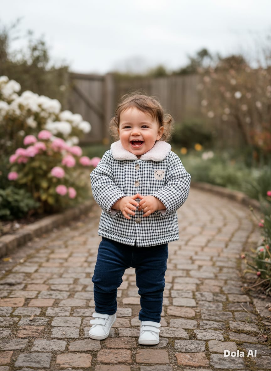 Gingham Cotton Coat for Ultimate Comfort and Style - Minnie and Moon