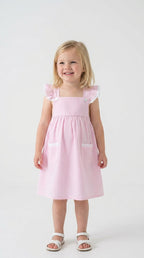 Tilly Pink Striped Sundress Pinafore for Stylish Summer Outfits