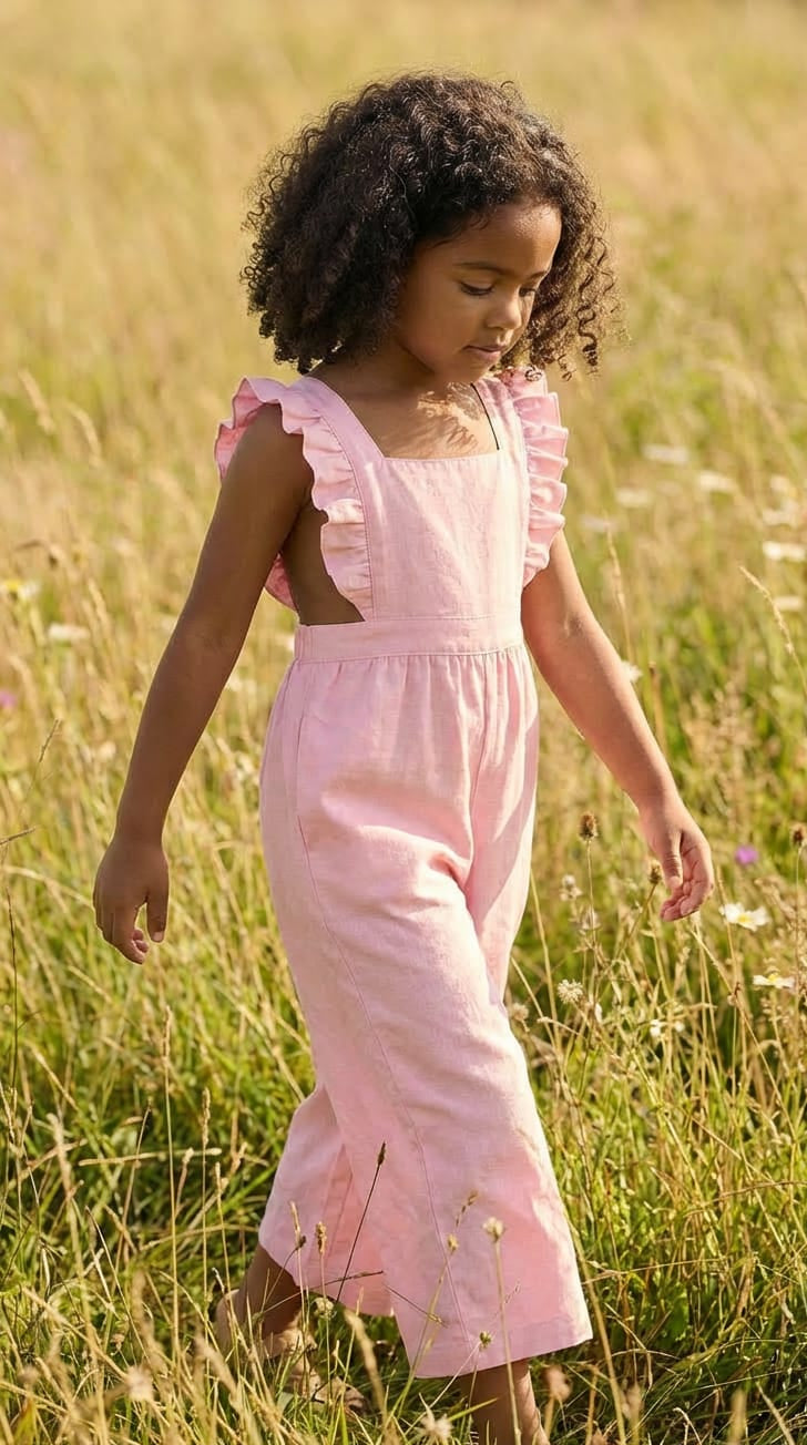 Pink Linen Jumpsuit for Effortless Style and Comfort