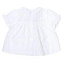 Little White Blouse with pink rosebuds 2-3