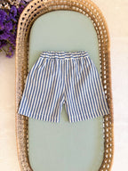 Blue Stripe Shorts