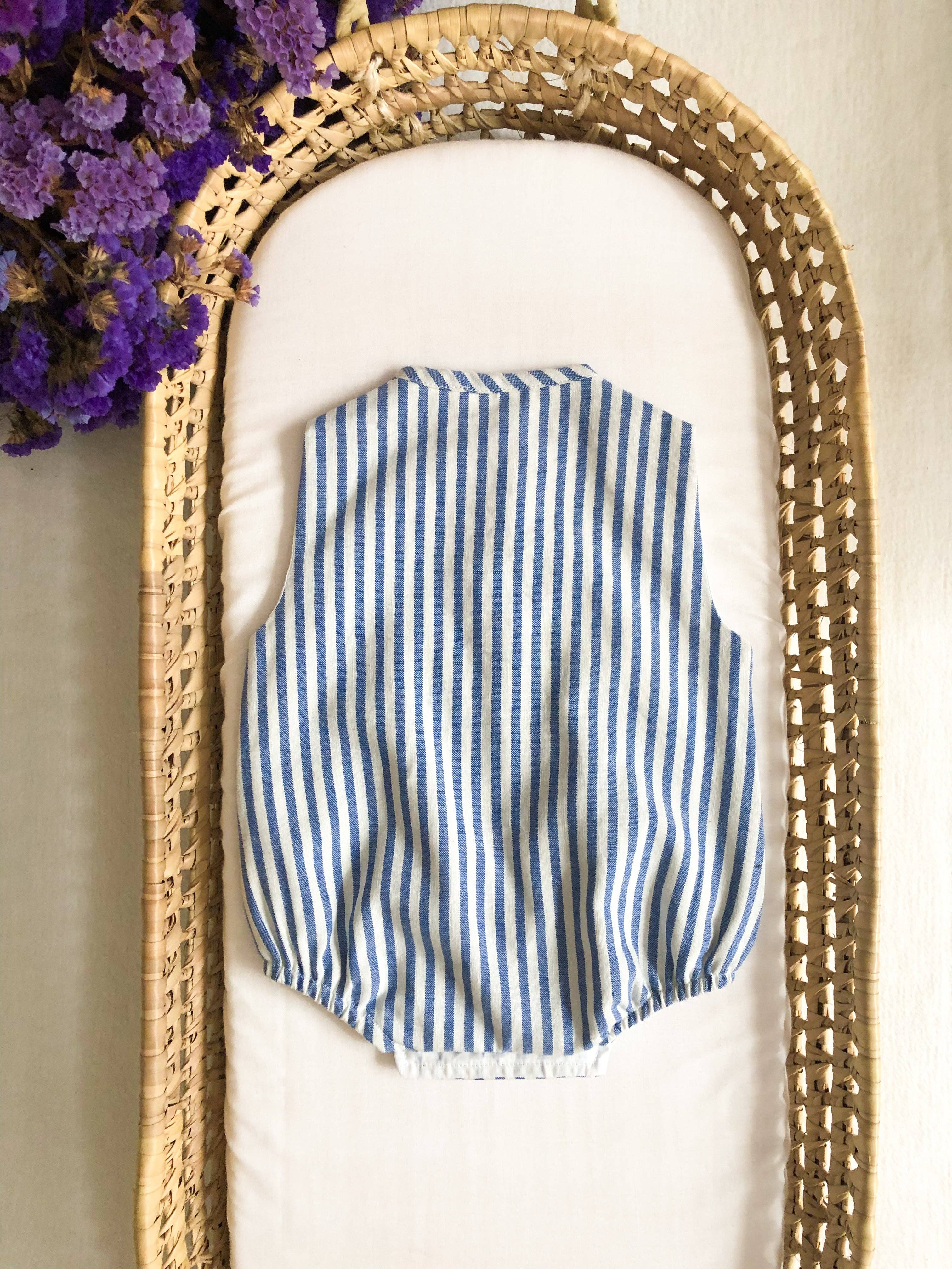 Fluffy Blue Stripe