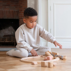 Cotton Sweatshirt - Stone: Stone