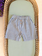 Blue Stripe Shorts