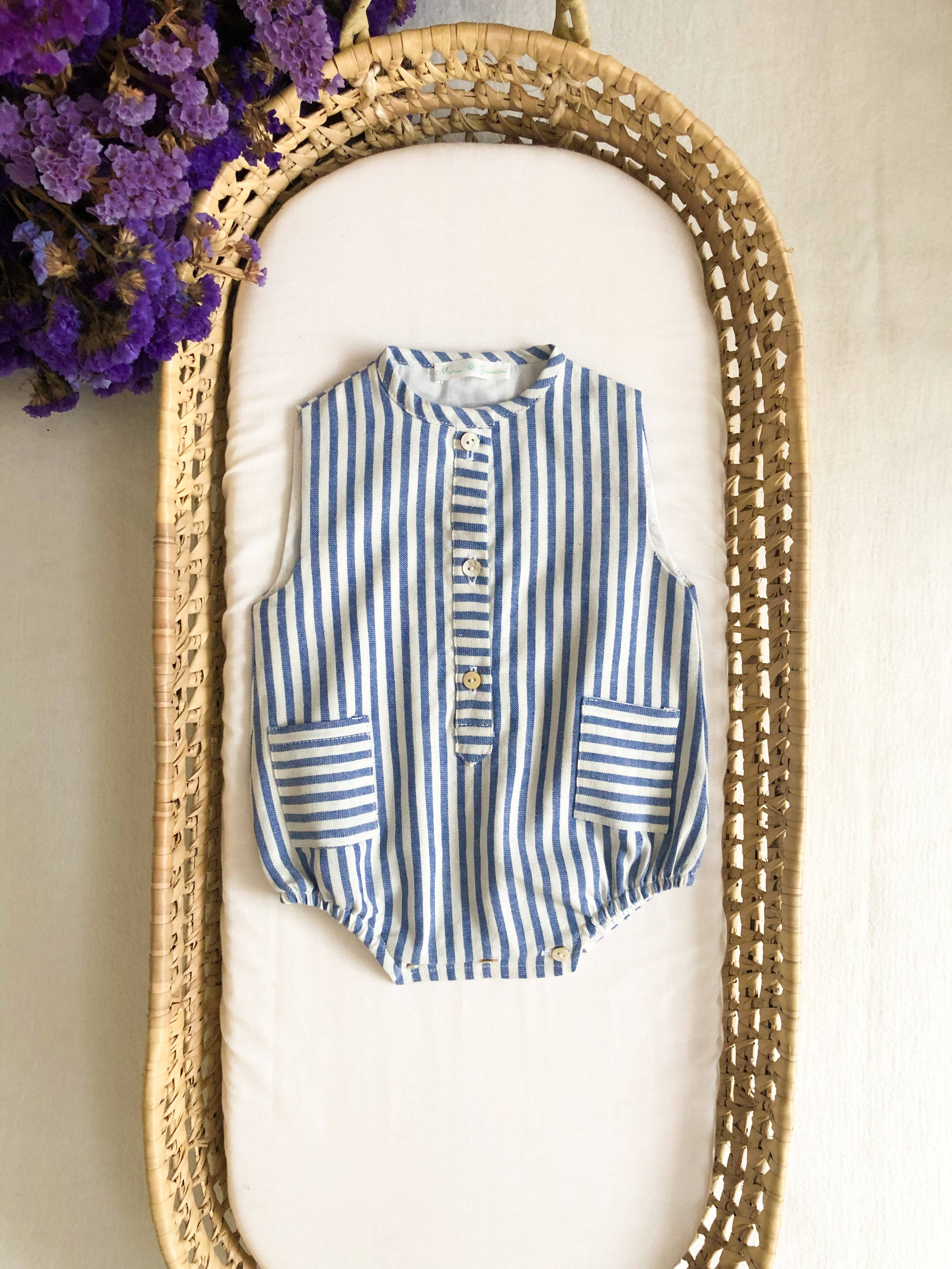 Fluffy Blue Stripe