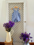 Blue Linen Dungaree