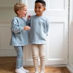 Ribbed Leggings - Cornflower Blue: Cornflower Blue