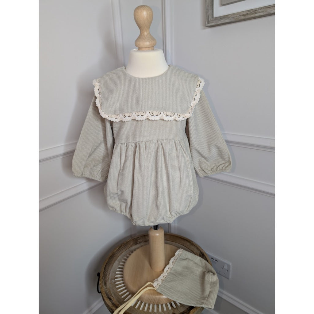 Ribbed Cotton Romper